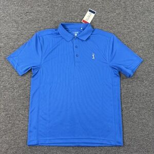 The Players Shirt Mens Small Blue PGA Tour Golf Polo Embroidered‎ Performance